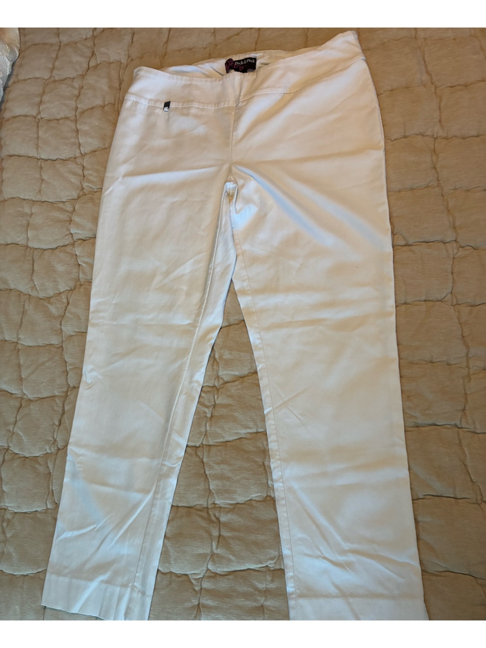 Women’s Peck and Peck White Jeans Size 16